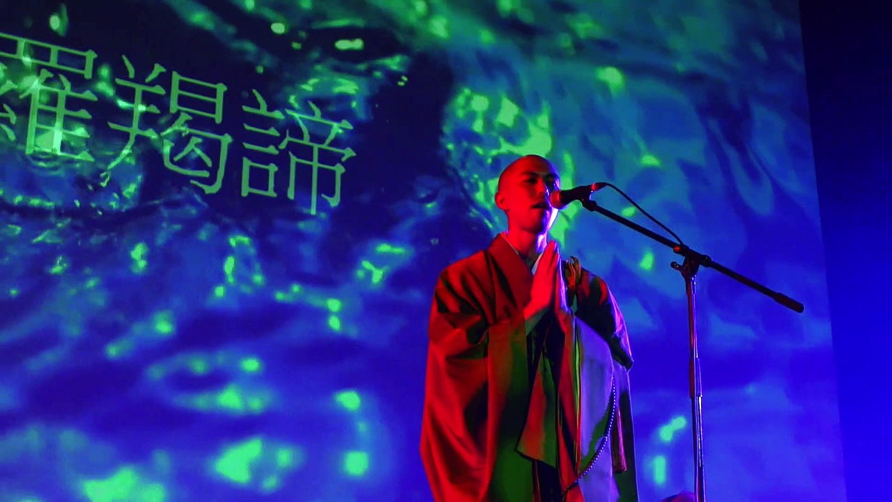 HeartSutra cho ver. [techno法要Remix.2019] live act / Kanho Yakushiji kissaquo and Gyosen Asakura[techno法要]