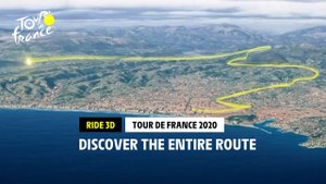 Parcours / Route 3D - Tour de France 2020