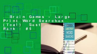 Brain Games - Large Print Word Searches (Teal)  Best Sellers Rank : #5