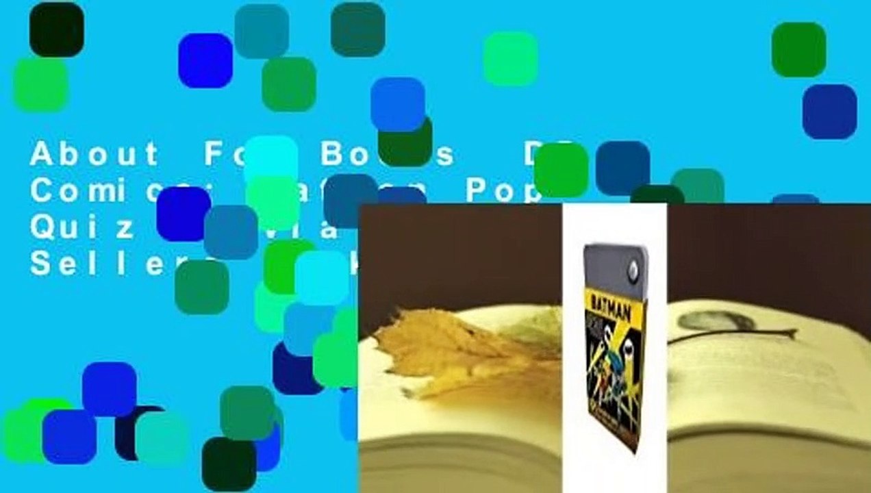 About For Books  DC Comics: Batman Pop Quiz Trivia Deck  Best Sellers Rank : #5