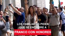 Honores al exhumado: las exigencias de los familiares de Franco