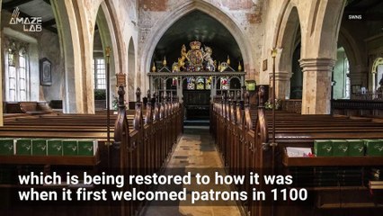 Statue Hidden in Church's Wall for 400 Years Discovered