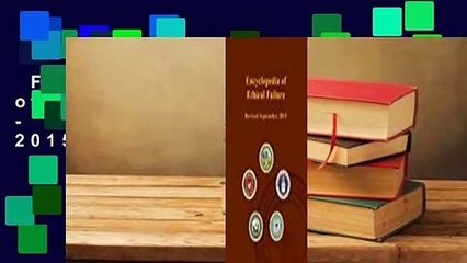 Full version  Encyclopedia of Ethical Failure - Revised September 2015 Complete