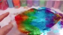 Water Slime Glitter Clay DIY Learn Combine Colors Slime Toys For Kids