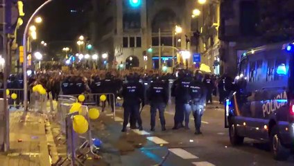 'Els carrers seran sempre nostres' a la Via Laietana