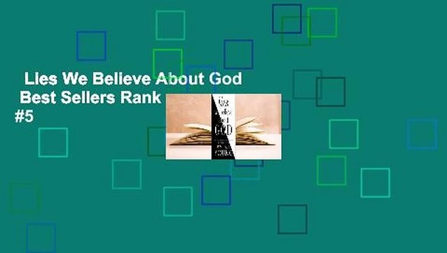 Lies We Believe About God Best Sellers Rank : #5