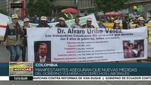Gran marcha en Colombia contra medidas económicas de Iván Duque