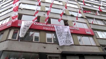 Chp binasını işgal eden 3 şüpheli tutuklandı