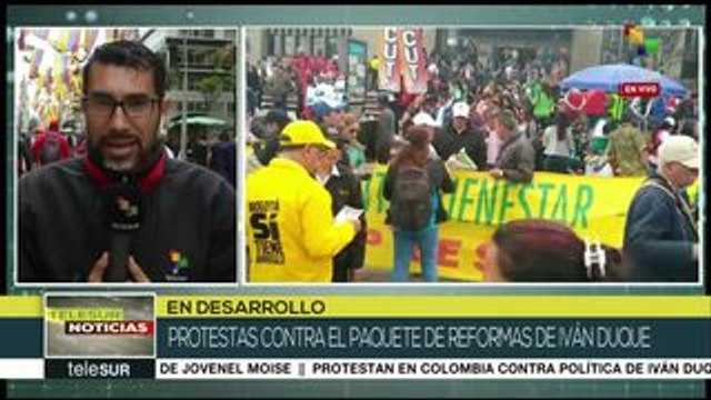 Colombia: nuevas protestas contra paquete de reformas de Iván Duque