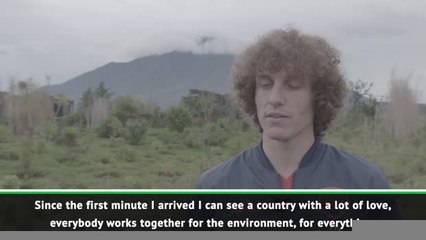 David Luiz enjoys memorable trip to Rwanda
