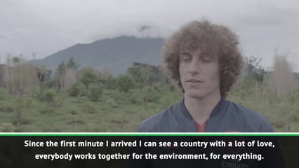 David Luiz enjoys memorable trip to Rwanda