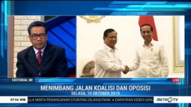 Bedah Editorial MI: Menimbang Jalan Koalisi dan Oposisi