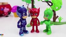 Aprende Colores con PJ Masks para Niños en Español! Carros y Helados Peppa Pig