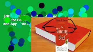 [NEW RELEASES]  The Winning Brief: 100 Tips for Persuasive Briefing in Trial and Appellate Courts