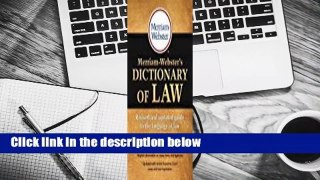 [MOST WISHED]  Merriam-Webster's Dictionary of Law
