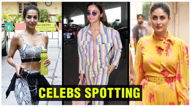Kareena Kapoor, Malaika Arora H0T Look, Alia Bhatt At Airport | Stars Spotted