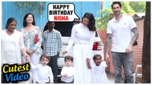 Sunny Leone's Kids CUTEST Video With Daniel Weber | Nisha Kaur Weber Birthday Party