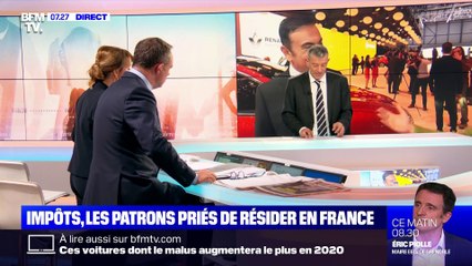 Impôts, les patrons priés de résider en France - 15/10