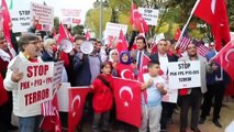 Türklerden Beyaz Saray önünde Barış Pınarı Harekatı'na destek gösterisi
