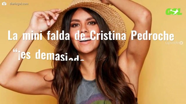 La mini falda de Cristina Pedroche “¡es demasiado corta!” (y ocurre esto)