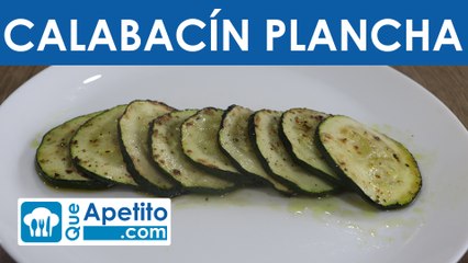 Receta de calabacín a la plancha fácil y rápido | QueApetito