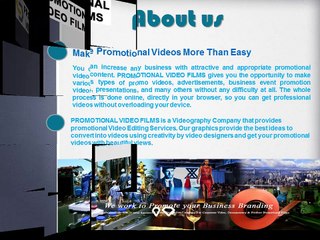 Promotional Video company