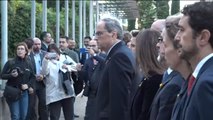 Torra preside una ofrenda floral a Companys marcada por la sentencia del 'procés'