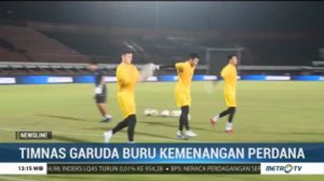 Timnas Garuda Buru Kemenangan Perdana