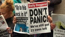 'No planet, no profit', climate change activists warn City of London