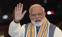 PM Narendra Modi addresses a public meeting in Thanesar, Haryana