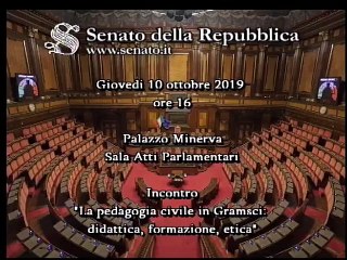 Roma - La pedagogia civile in Gramsci: didattica, formazione, etica (10.10.19)