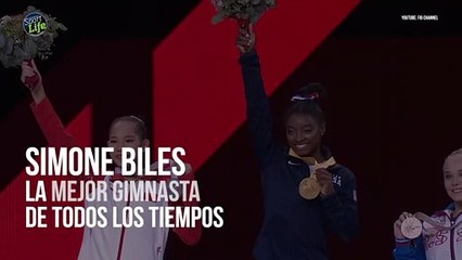 Simone Biles ya es la mayor medallista de la historia en gimnasia