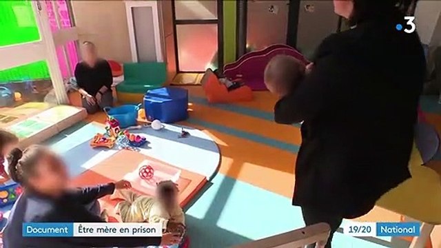 Le 19/20 de France 3 a pu filmer la première crèche installée ... en prison à la maison d'arrêt pour femme de Fleury-Mérogis !