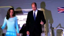 British Royal Couple Prince William and Kate Middleton Royal Welcome in Pakistan