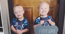 Voici Charlie et Milo, deux jumeaux porteurs de trisomie 21, héros d'Instagram