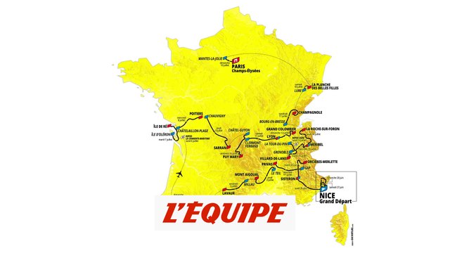 Le parcours du Tour 2020 - Cyclisme - TDF
