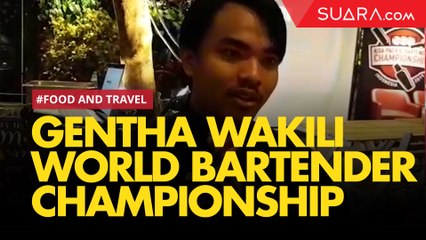 Aksi Flaring Gentha Agisetiawan, Wakili Indonesia di World Bartender Championship