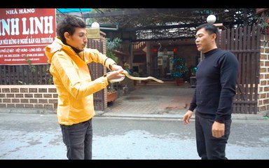 Vietnam'daki Bu Restoranda Yılan ve Köpek Eti yiyorlar