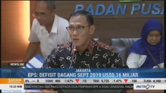 Neraca Perdagangan September 2019 Defisit USD160 Juta