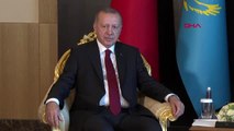 Erdoğan, kazakistan'ın kurucu cumhurbaşkanı nazarbayev ile görüştü