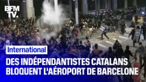 Des indépendantistes catalans ont bloqué l'aéroport de Barcelone pour protester contre la condamnation de 9 de leurs dirigeants