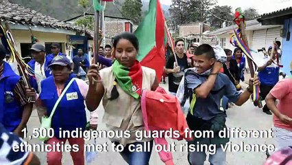 Colombian indigenous communities meet over rising murders