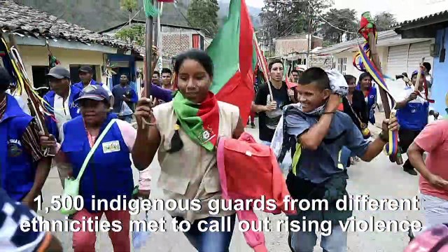 Colombian indigenous communities meet over rising murders