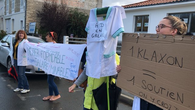 Des aides à domicile en grève