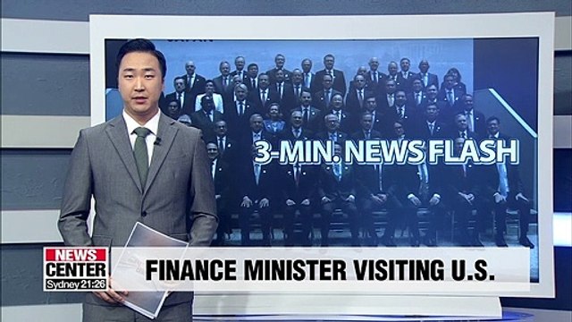 Finance Minister in U.S. for meetings with G20 counterparts, int'l financial institutions