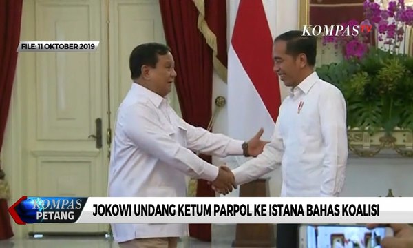 Jokowi Undang Ketum Parpol ke Istana, Bahas Koalisi?