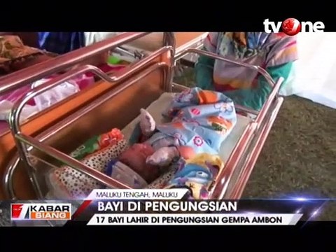 Pasca Gempa Ambon, 17 Bayi Lahir di Pengungsian