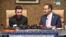 Enver Cenk Şahin Spor Bakanı Mehmet Kasapoğlu’nu ziyaret etti