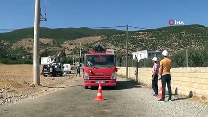 Yüksek gerilim hatlarında tazyikli su ile temizlik