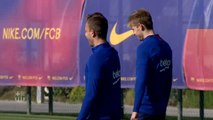 El Barça recupera efectivos en su último entrenamiento